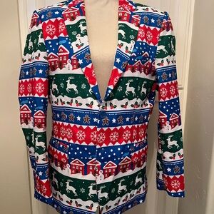 OppoSuits Colorful Holiday Blazer Men’s Medium